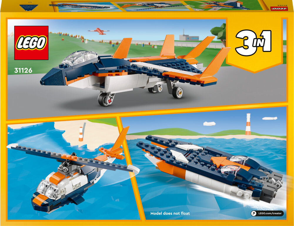 LEGO Creator - Supersonisch straalvliegtuig 7+