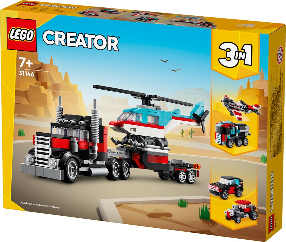 LEGO Creator - Truck met helikopter 7+