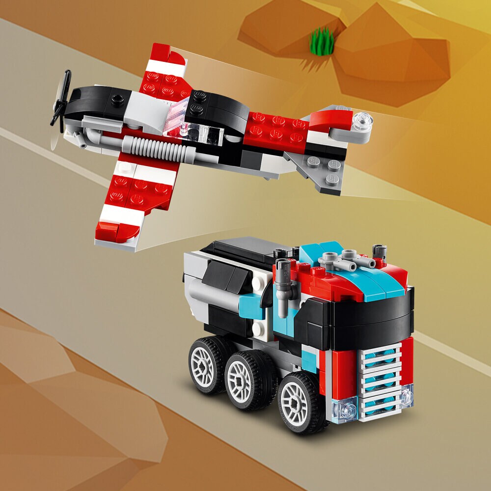 LEGO Creator - Truck met helikopter 7+