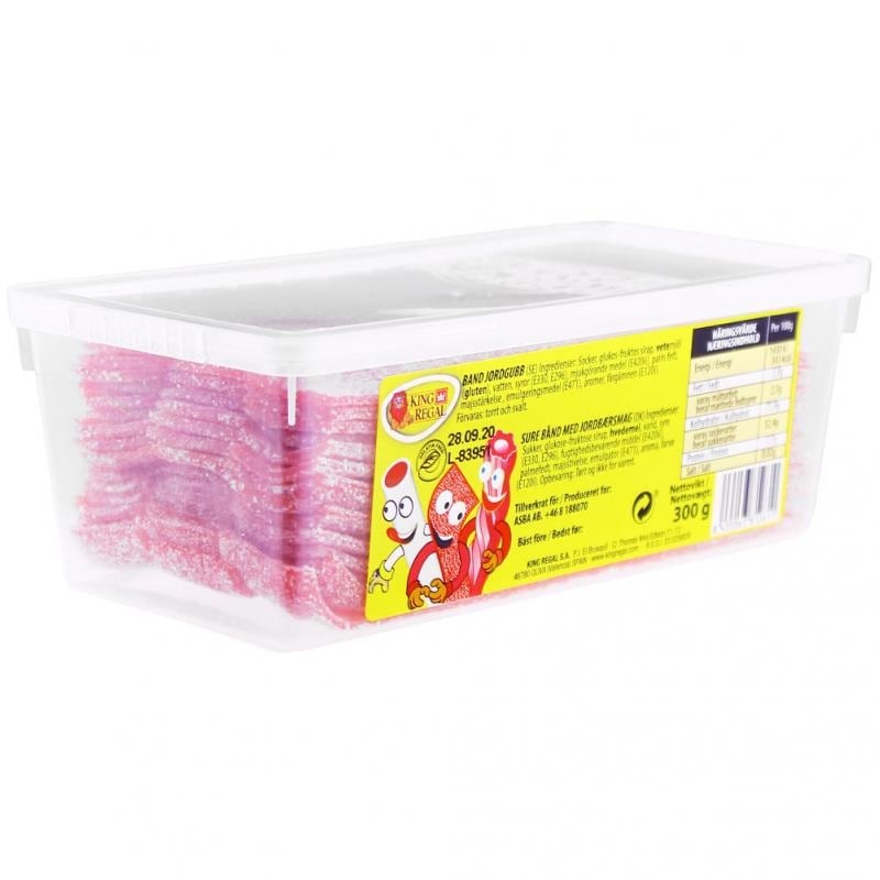 Snoepstrips - Aardbei 300 gram
