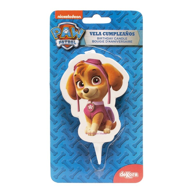 Paw Patrol - Skye Taartkaars 7,5 cm