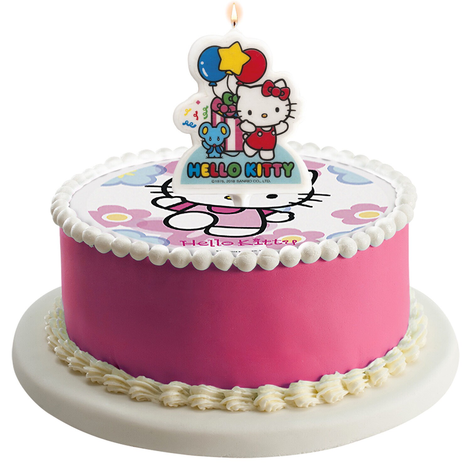 Hello Kitty Taartkaars 7 cm