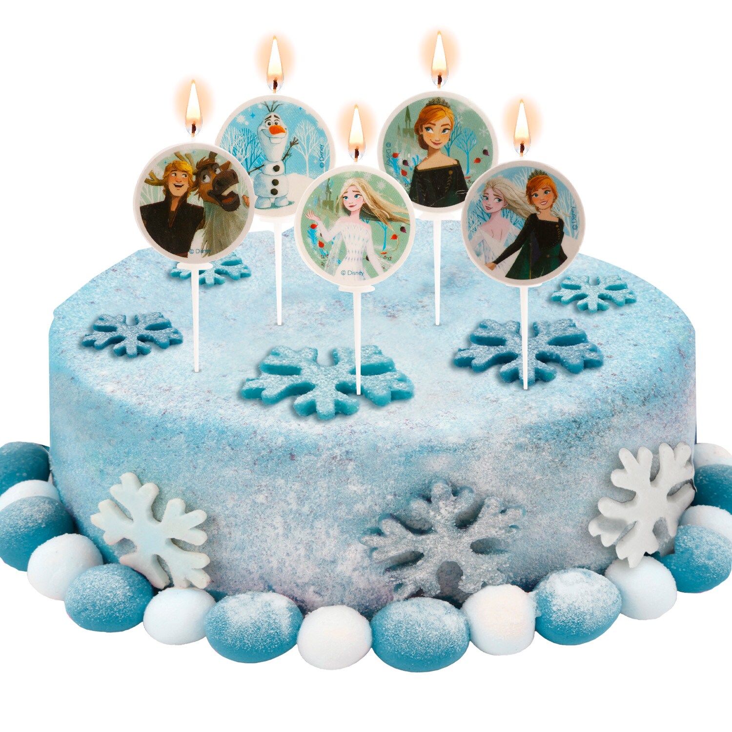 Frozen 2 - Taartkaarsjes 5 stuks