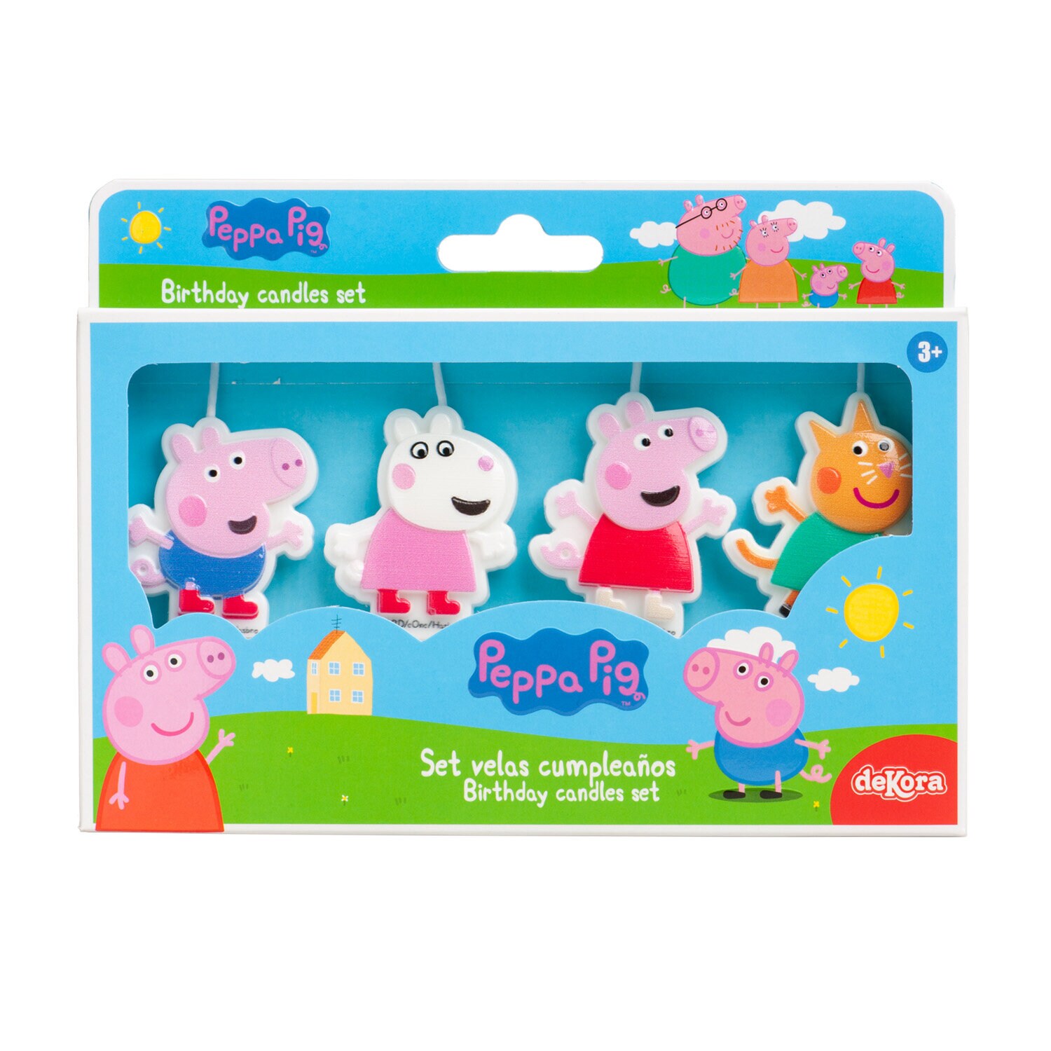 Peppa Pig - Taartkaars Picks 4 stuks