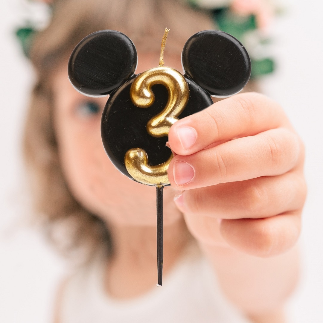 Disney Mickey Mouse Cijferkaarsen 1-5 jaar