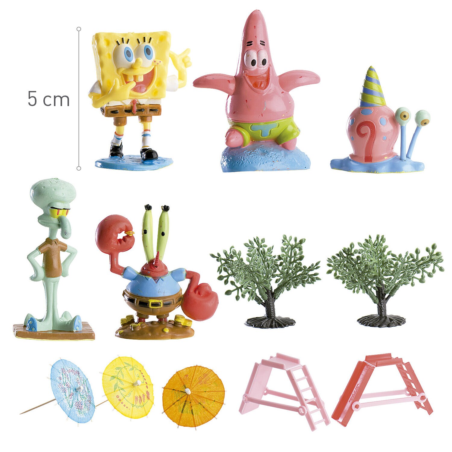 SpongeBob Taartdecoratieset, 12-delig