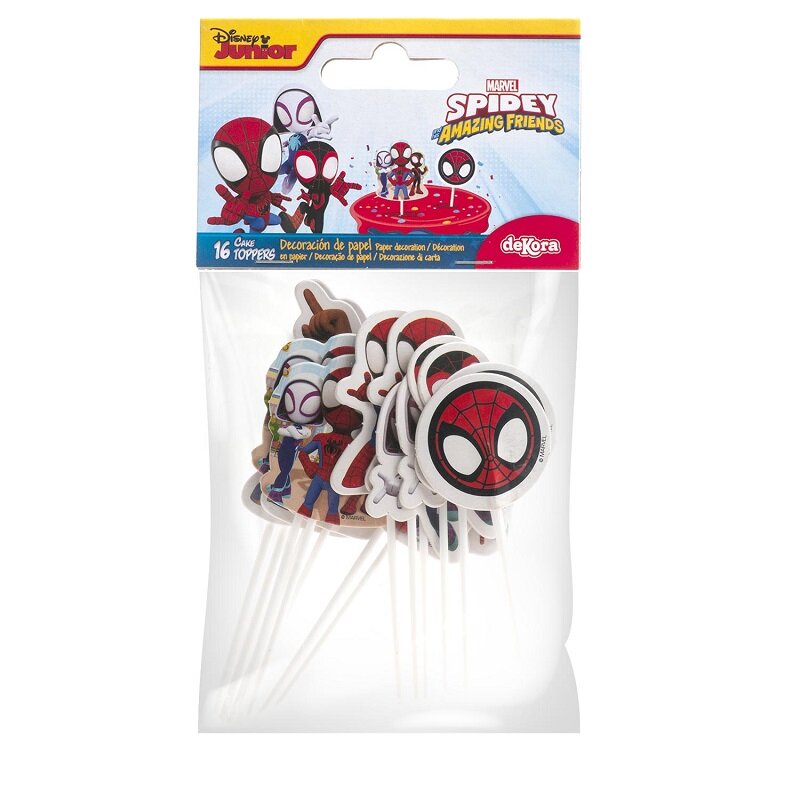 Spidey - Caketoppers 16 stuks