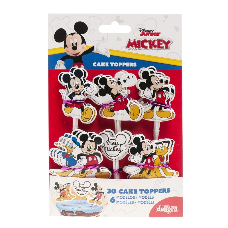 Mickey Mouse - Caketoppers 30 stuks