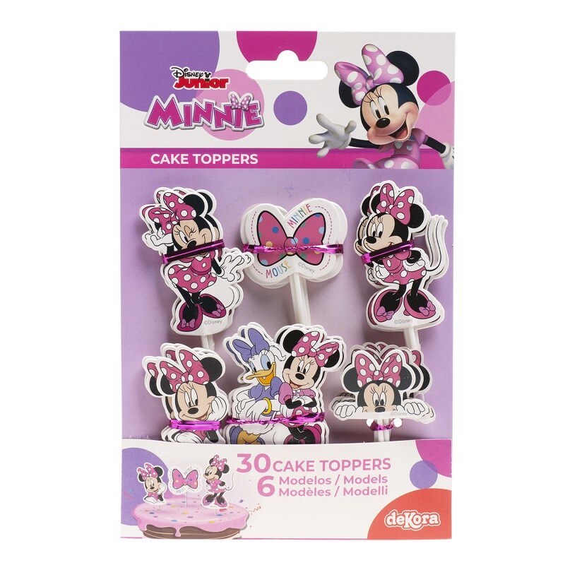 Minnie Mouse - Caketoppers 16 stuks