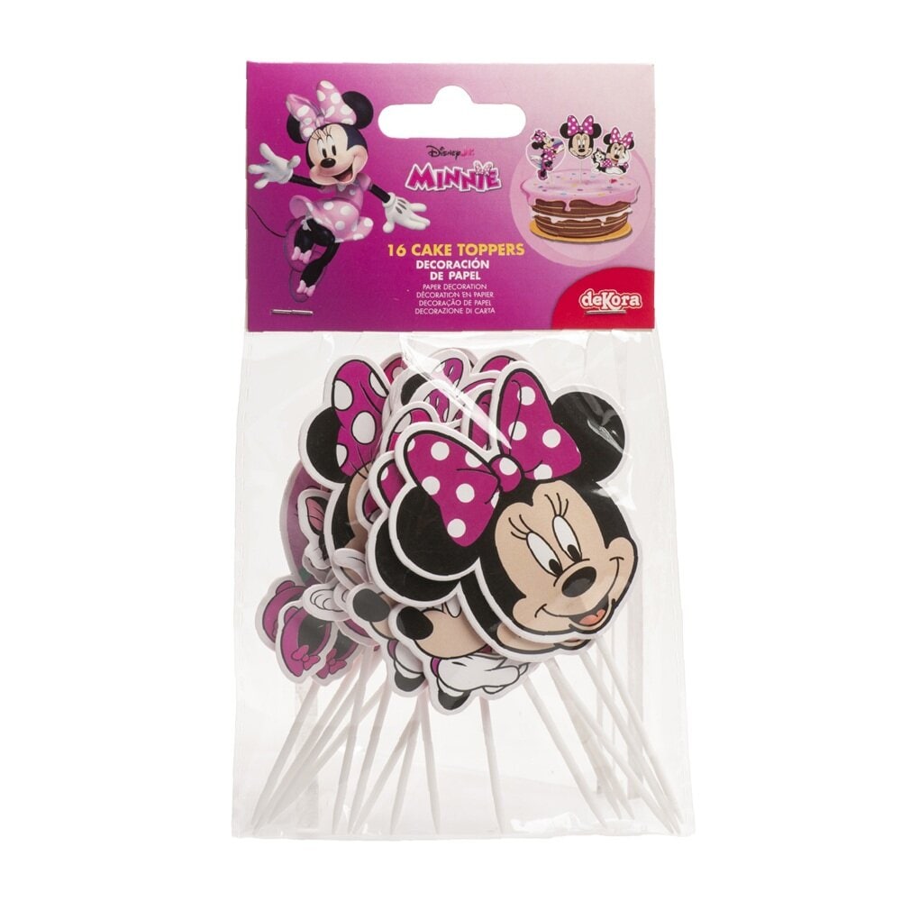 Minnie Mouse - Caketoppers 16 stuks