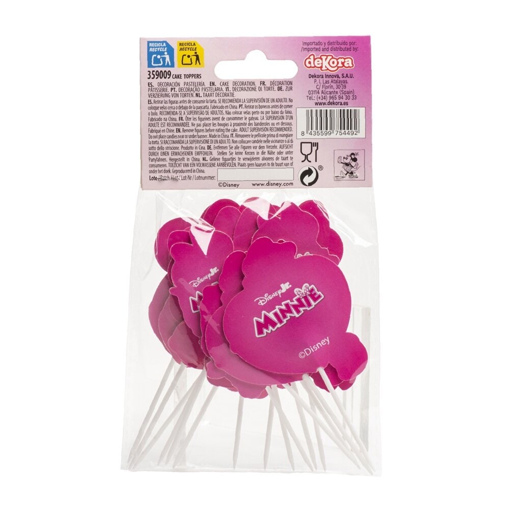 Minnie Mouse - Caketoppers 16 stuks