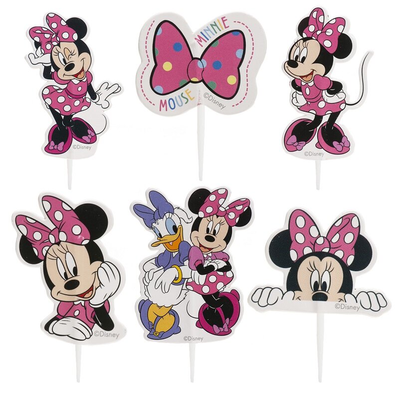 Minnie Mouse - Caketoppers 16 stuks