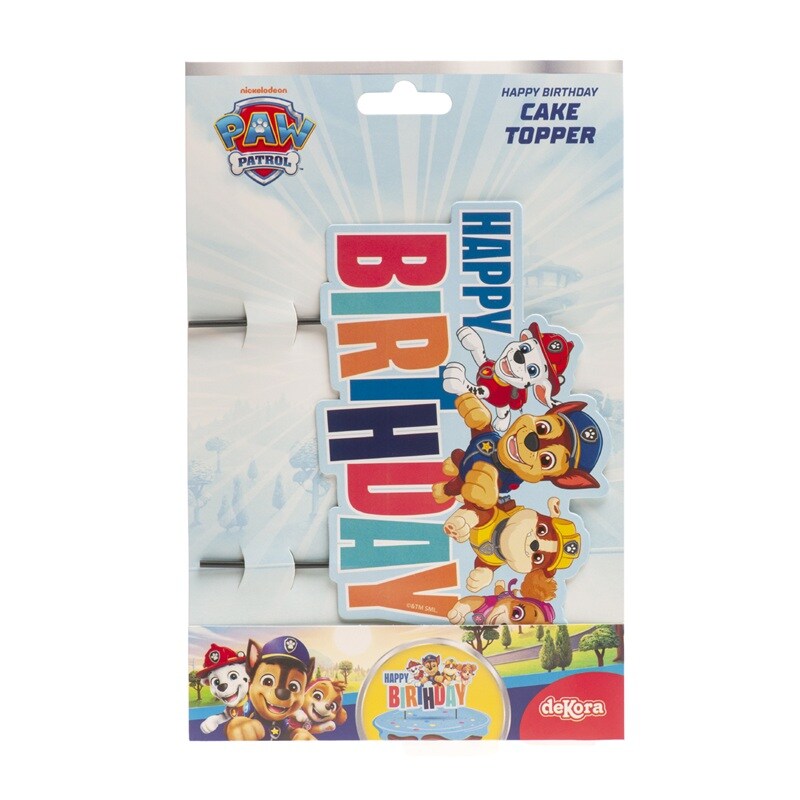 Paw Patrol - Caketopper Happy Birthday