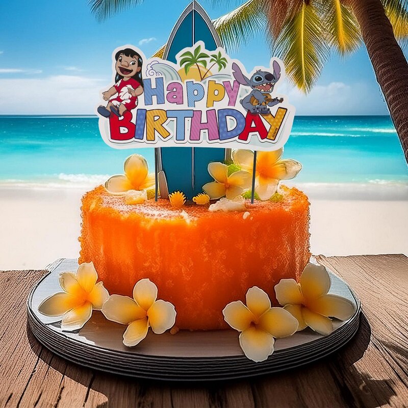 Lilo & Stitch - Taarttopper Happy Birthday