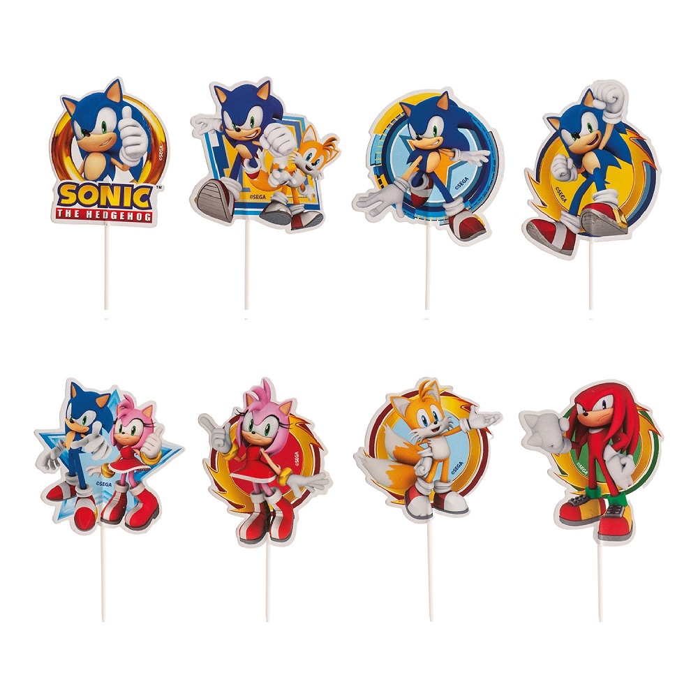 Sonic the Hedgehog - Caketoppers 16 stuks