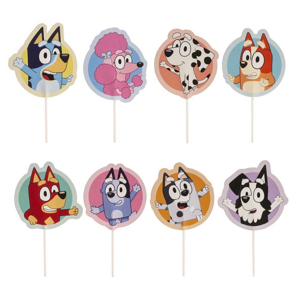 Bluey Caketoppers 16 stuks