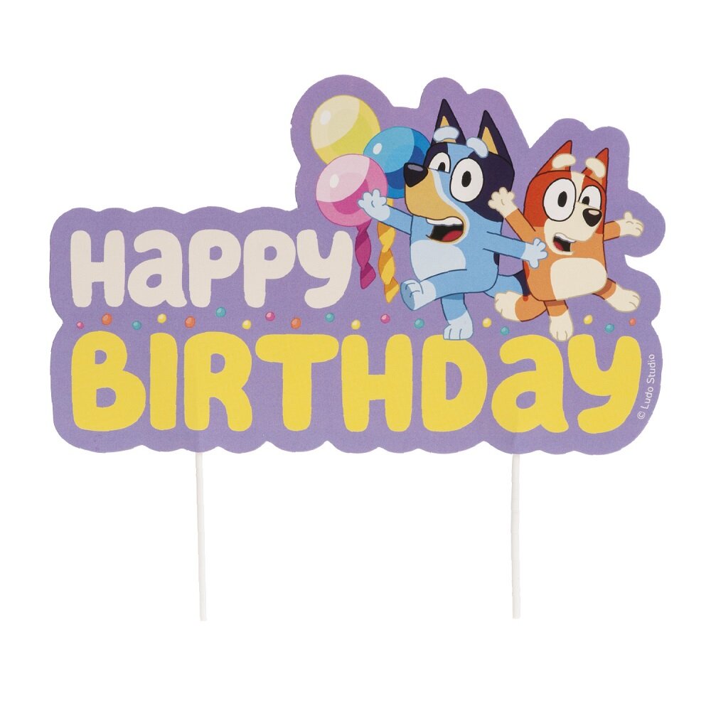 Bluey Caketopper Happy Birthday