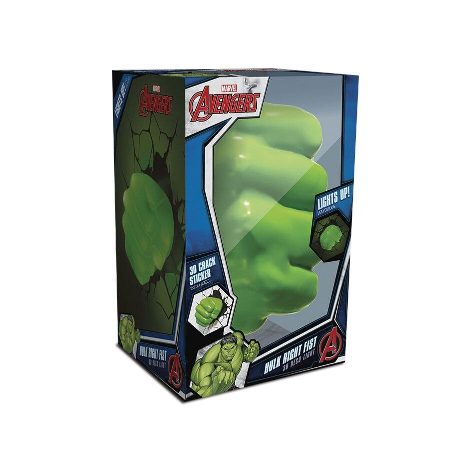 Marvel Avengers - 3D Lamp Hulk Vuist