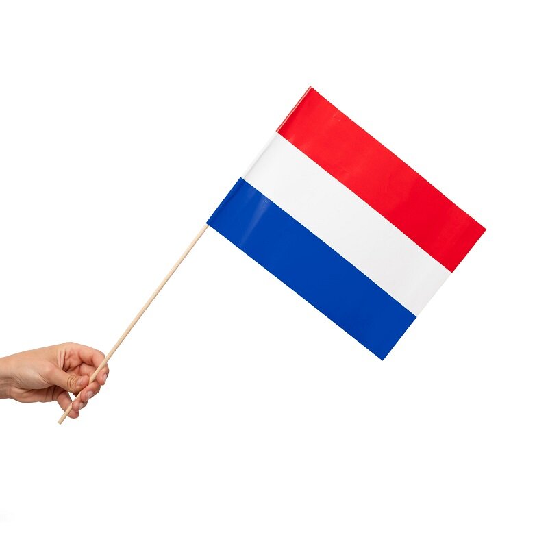 Handvlaggen Nederland 10 stuks