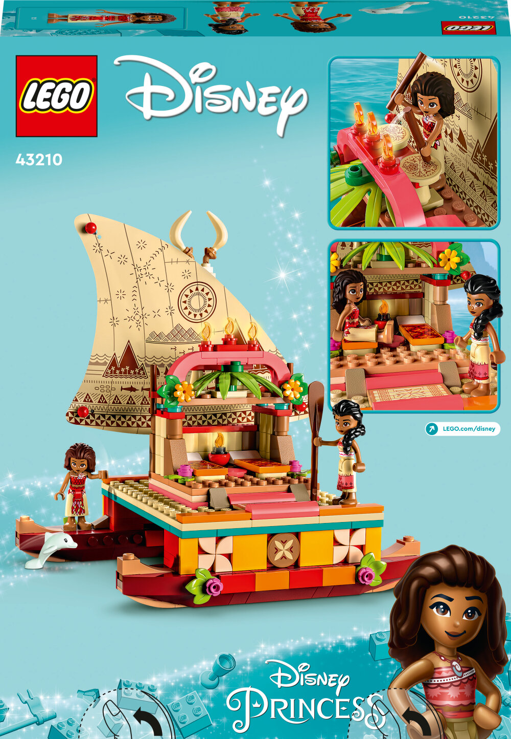 LEGO Disney - Vaiana’s ontdekkingsboot 6+