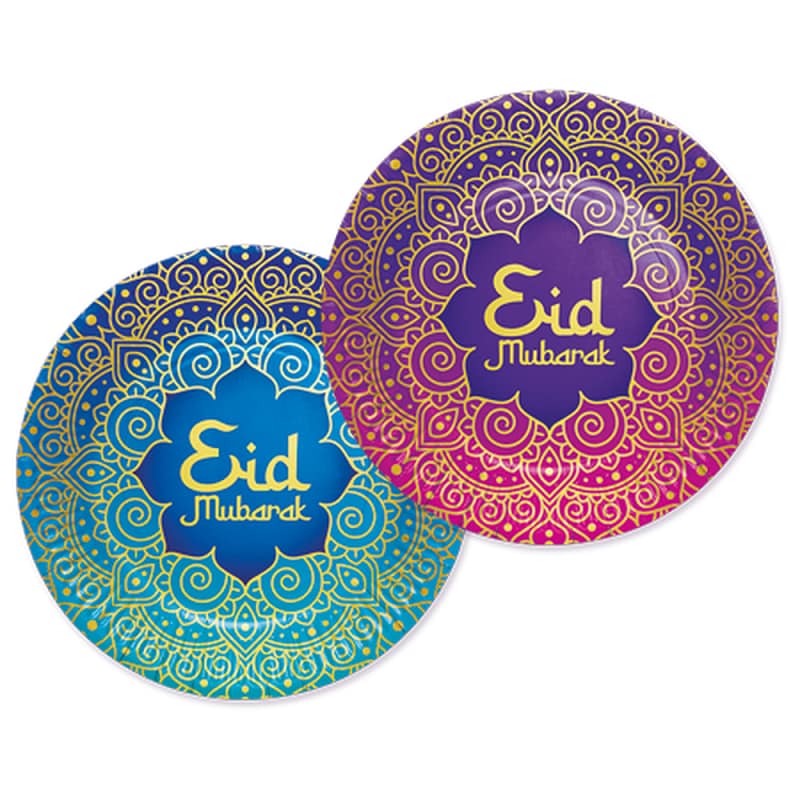 Eid Mubarak - Ronde Borden 8 stuks