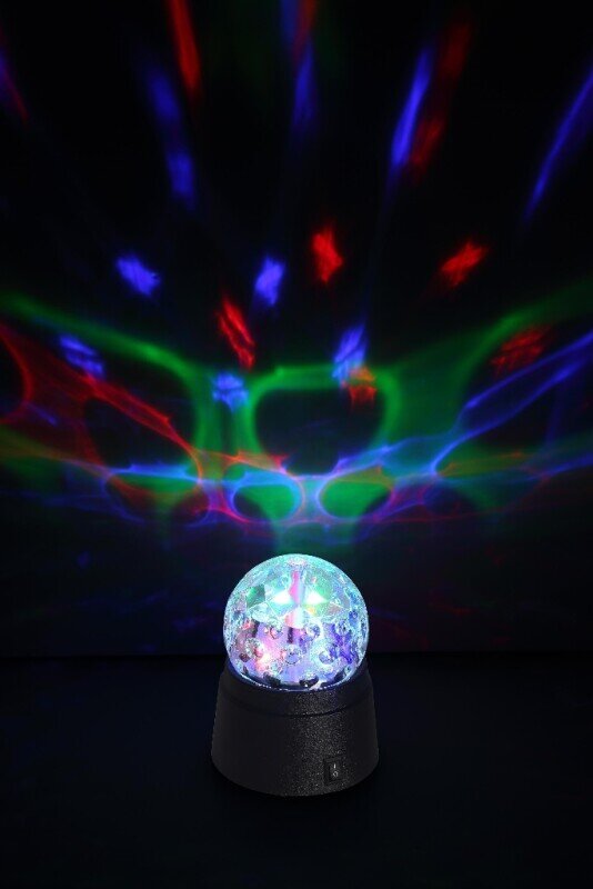Discobal met LED-lichten