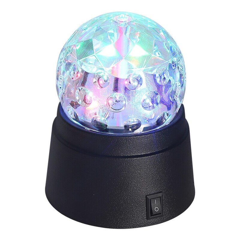 Discobal met LED-lichten