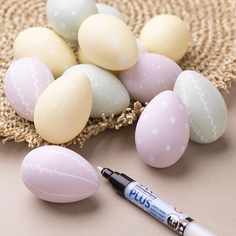 Paaseieren in pastelkleuren 12 stuks