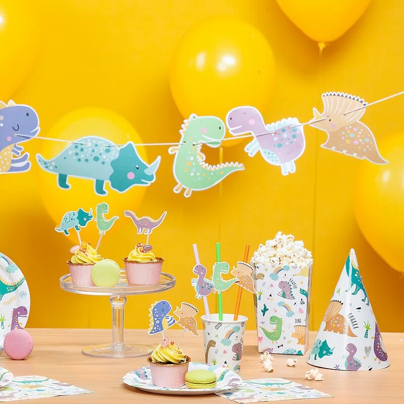 Dinosaurus Popcornbakjes 5 stuks