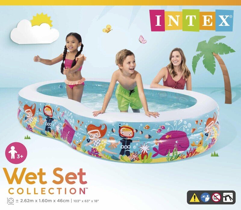 Intex Kinderbad met Snorkelmotief 262 cm