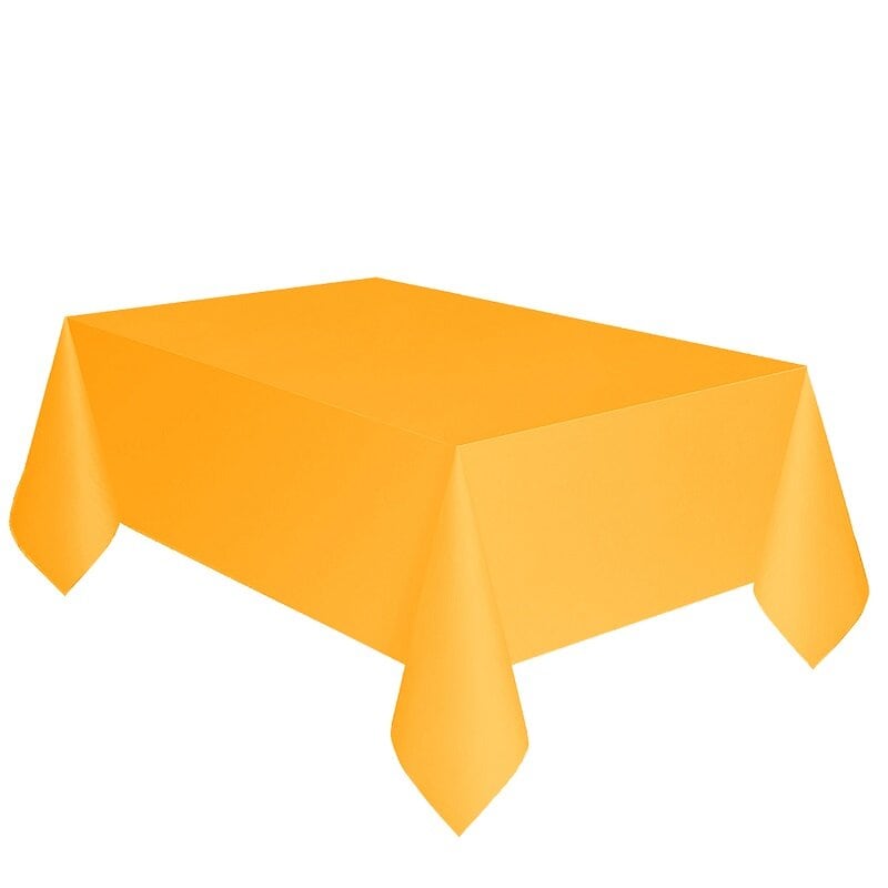 Papieren tafelkleed - Geel 137 x 274 cm