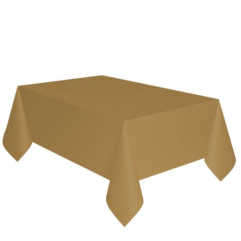 Papieren tafelkleed - Goud 137 x 274 cm
