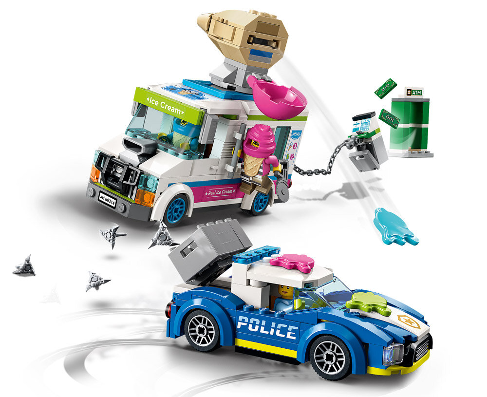 LEGO City - IJswagen politieachtervolging 5+