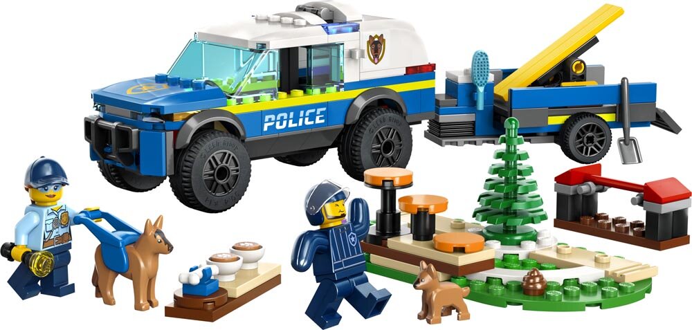 LEGO City - Mobiele training voor politiehonden 6+
