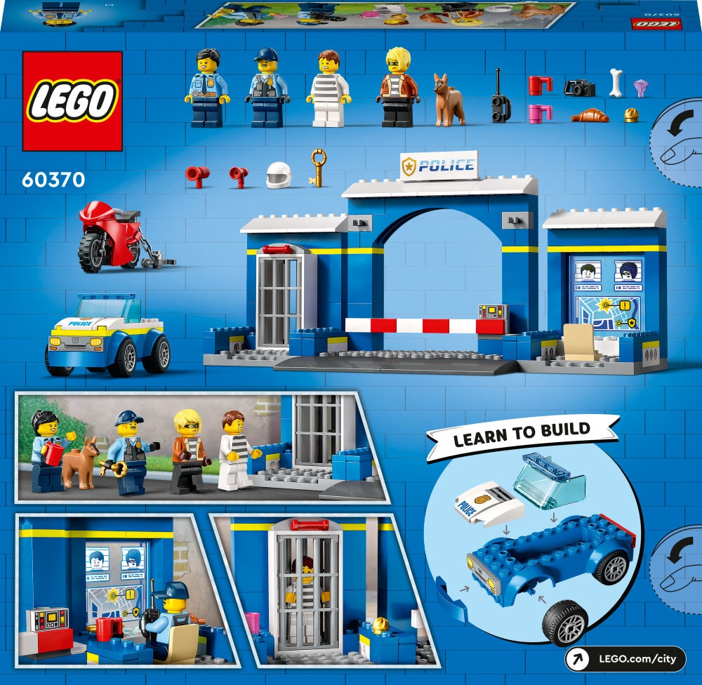 LEGO City - Achtervolging politiebureau 4+