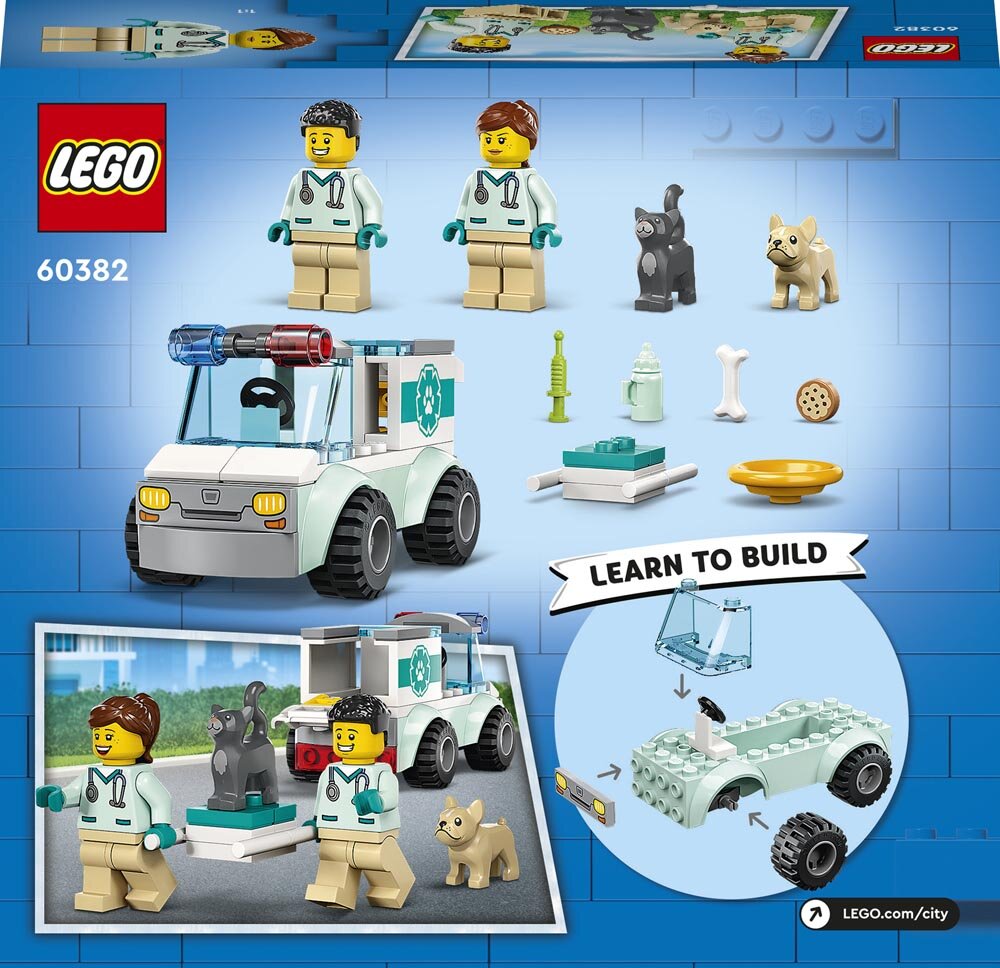 LEGO City - Dierenarts reddingswagen 4+