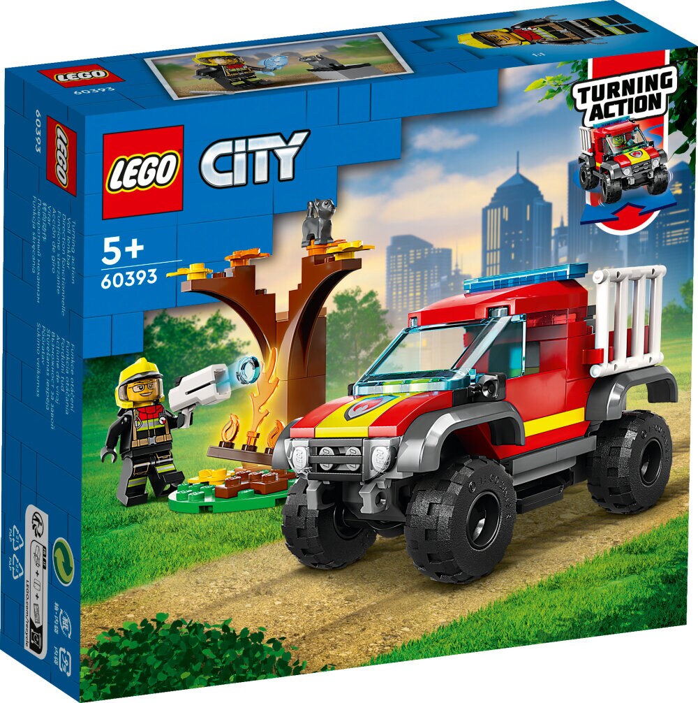 LEGO City - 4x4 Brandweertruck redding 5+