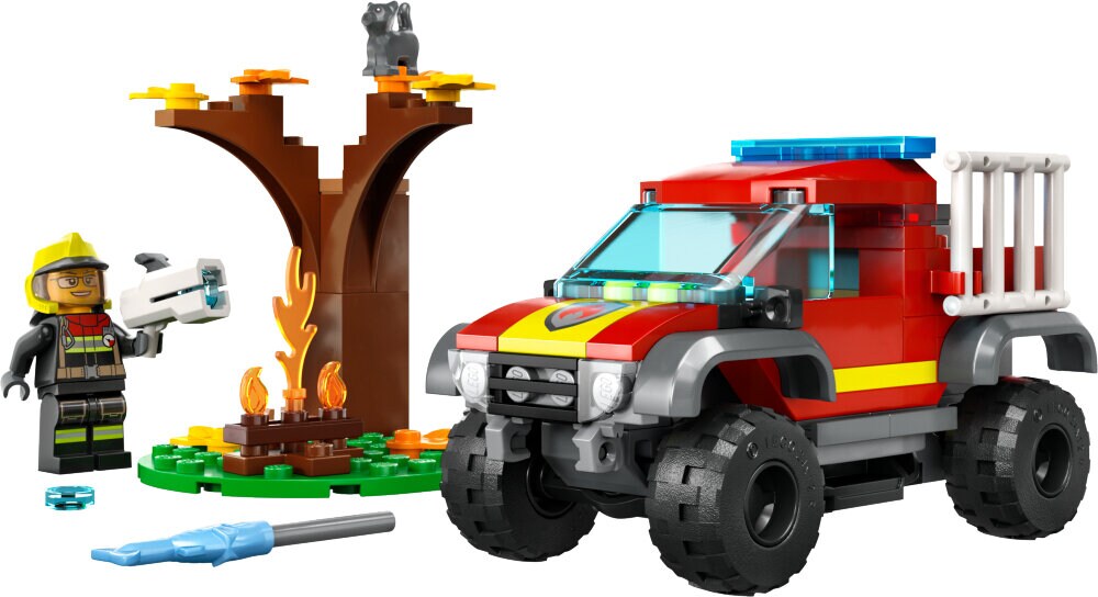 LEGO City - 4x4 Brandweertruck redding 5+