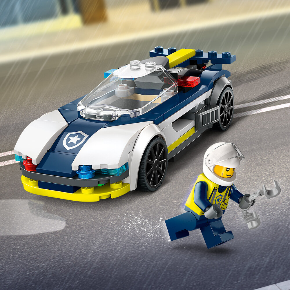 LEGO City - Politiewagen en snelle autoachtervolging 6+