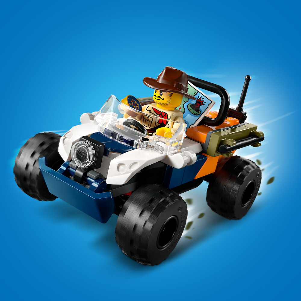 LEGO City - Jungleonderzoekers: rode panda-missie met terreinwagen 6+