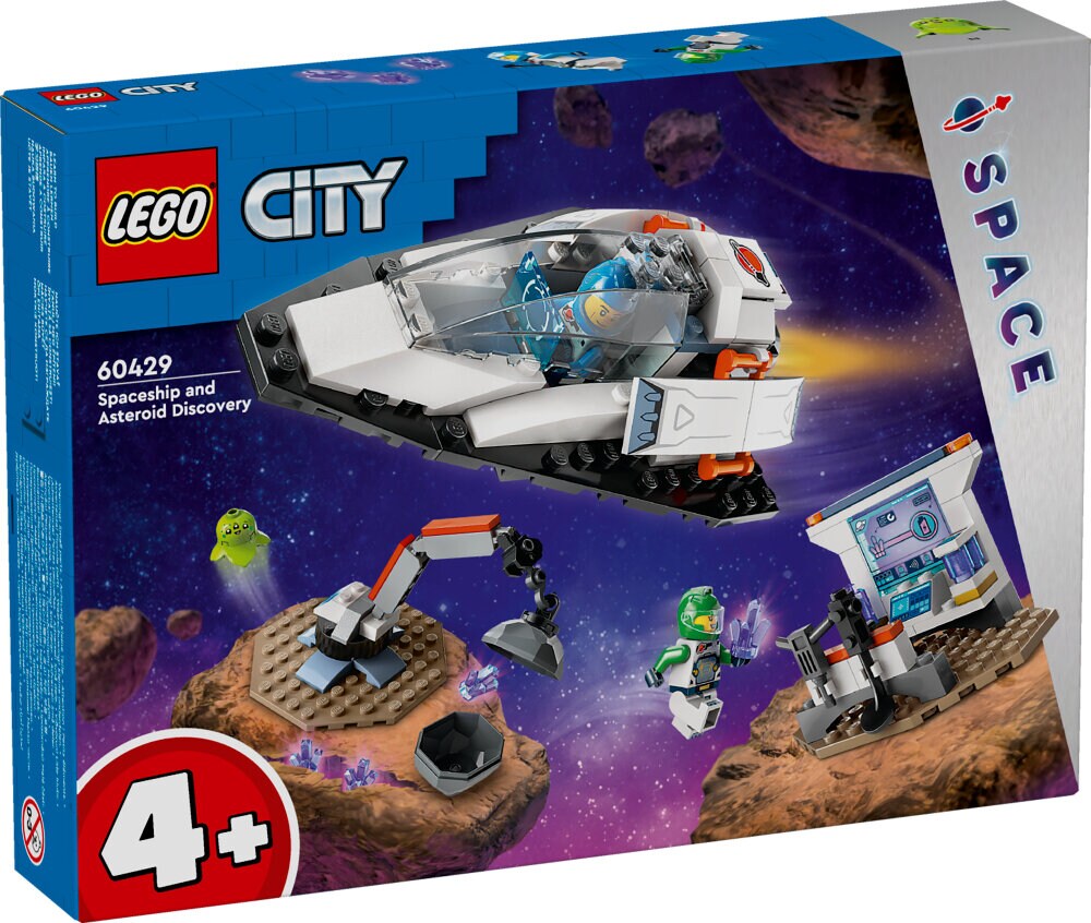 LEGO City - Ruimteschip en ontdekking van asteroïde 4+