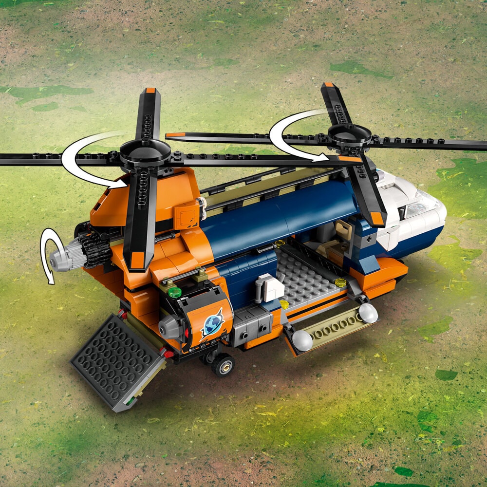 LEGO City - Jungleonderzoekers: helikopter bij de basis 8+