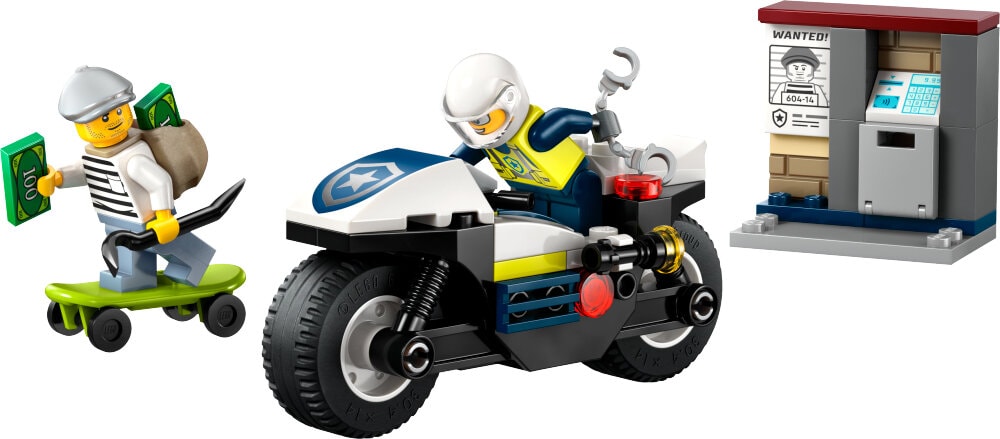LEGO City - Achtervolging op politiemotor 4+