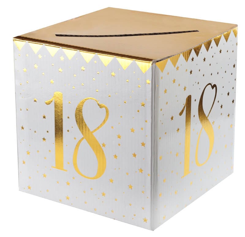 Cadeaudoos voor de 18ste verjaardag