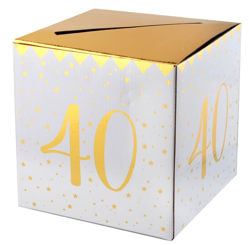 Cadeaudoos voor de 40ste verjaardag