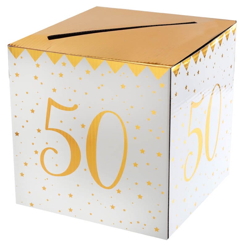 Cadeaudoos voor de 50ste verjaardag