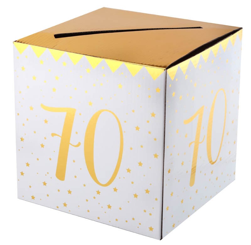 Cadeaudoos voor de 70ste verjaardag