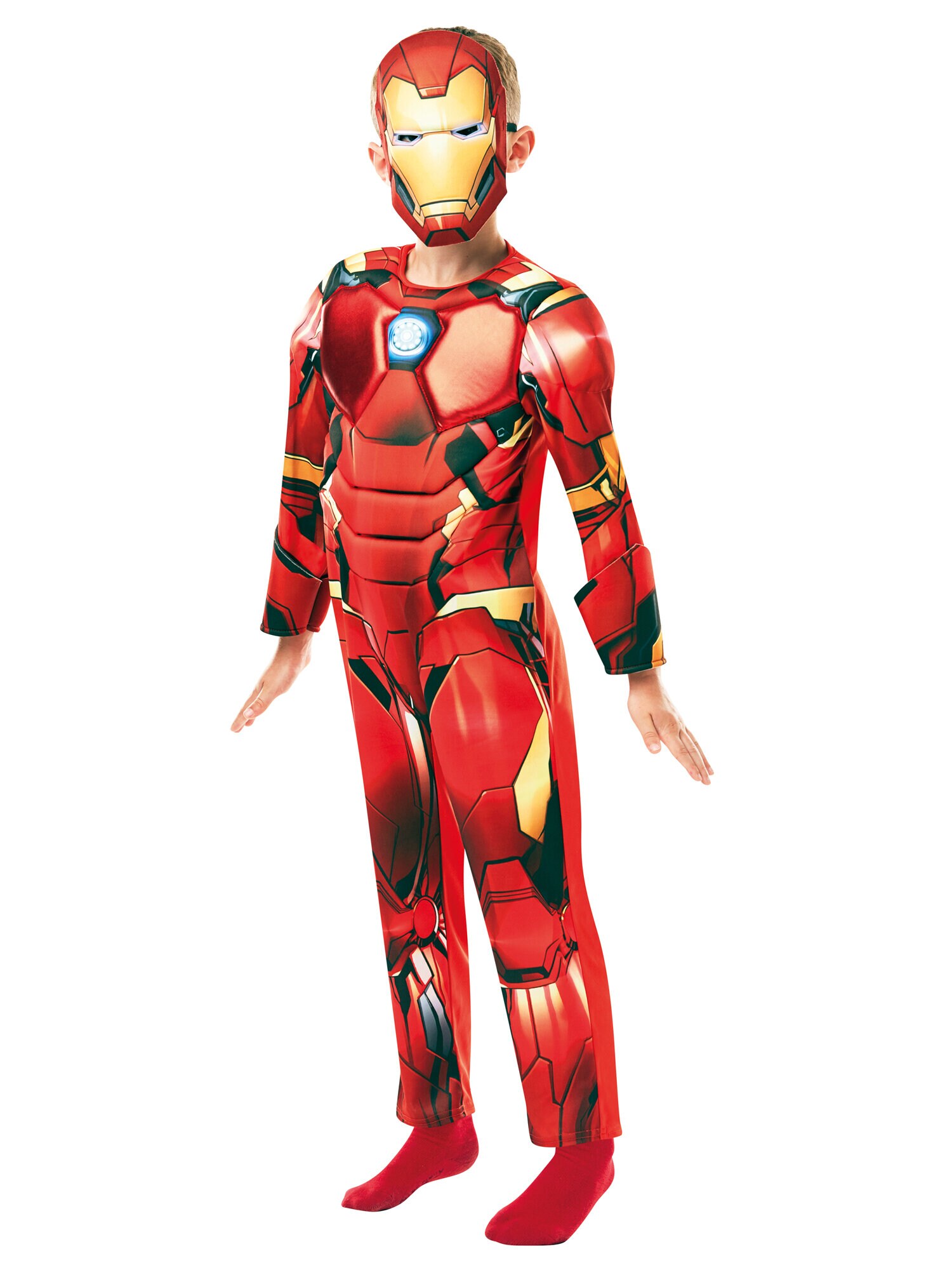 Iron Man Kostuum Deluxe Kind 7-8 jaar (122-128 cm)