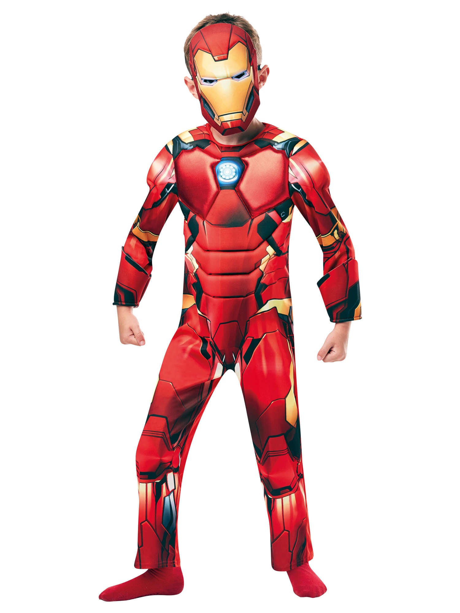 Iron Man Kostuum Deluxe Kind 7-8 jaar (122-128 cm)