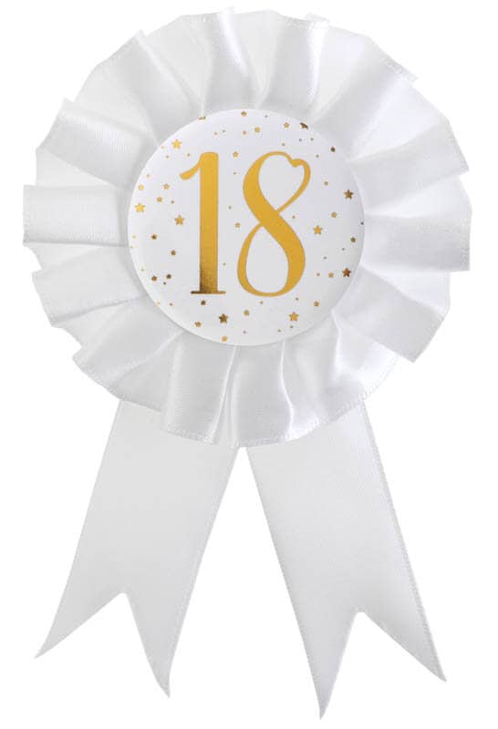 Decoratieve rozet voor 18 jaar